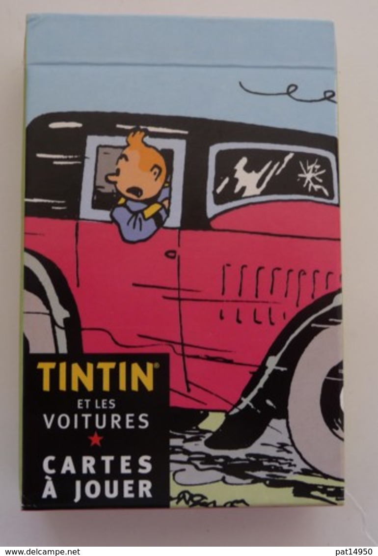 CARTES A JOUER  TINTIN ET LES VOITURES - Speelkaarten