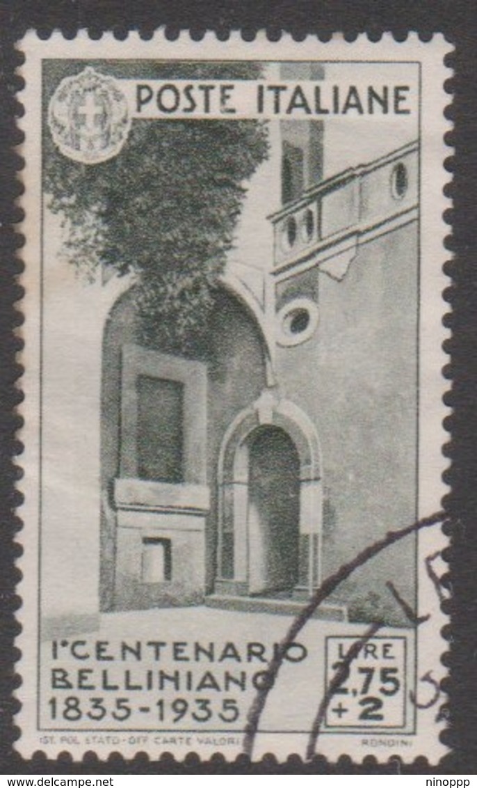Italy S 393 1935 Vincenzo Bellini Death Centenary,lire 2,75, Used - Oblitérés