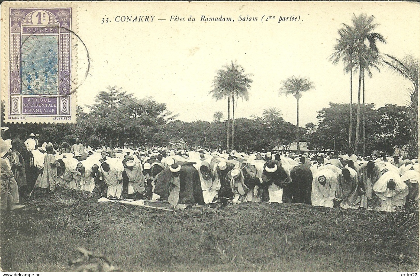 ( CONAKRY   )( GUINEE     )( RELIGION MUSULMANNE ) FETES DU RAMADAN . SALAM - Guinea Francesa