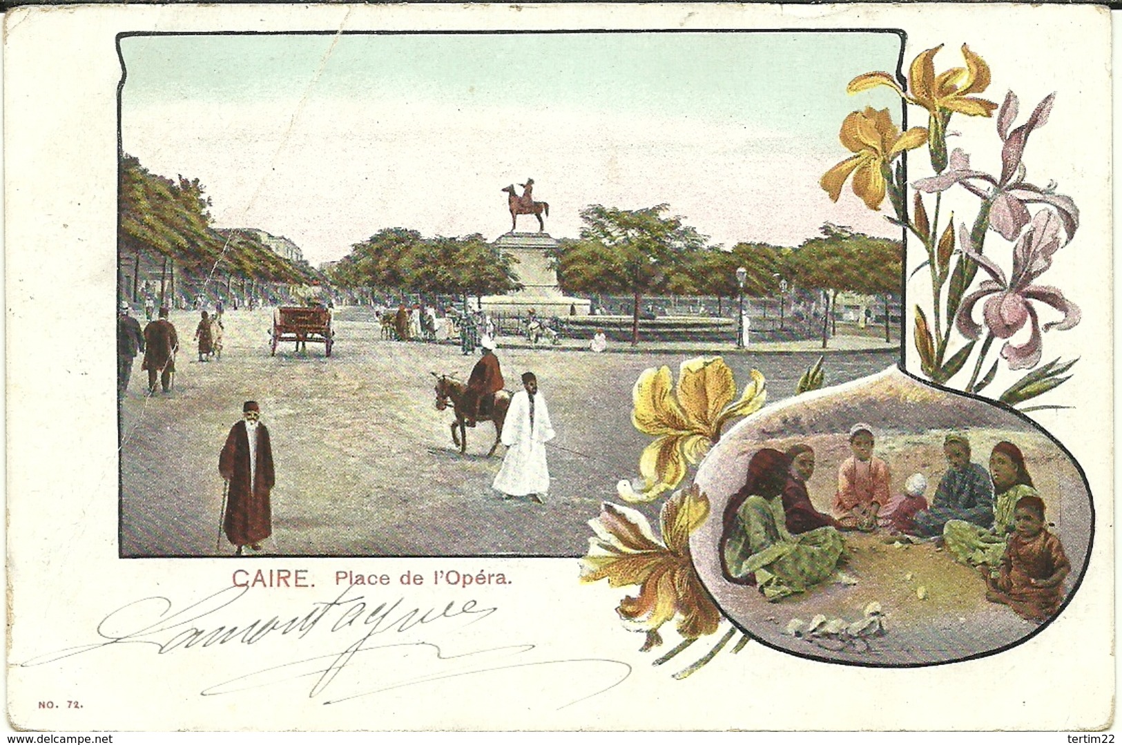 (LE CAIRE   )( EGYPTE )   PLACE DE L OPERA - Le Caire