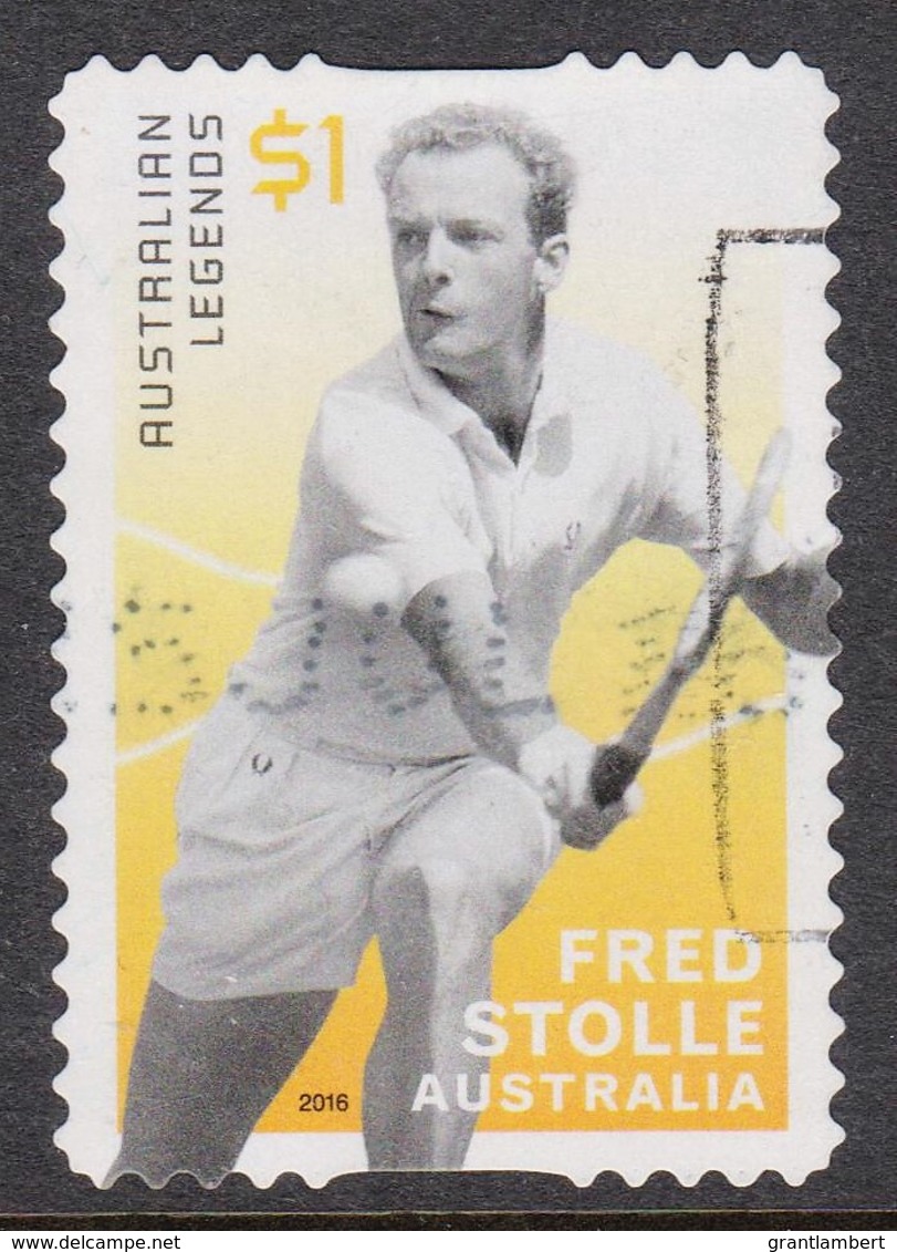 Australia 2016 Legends - Tennis $1 Stolle Self-adhesive Used - Used Stamps