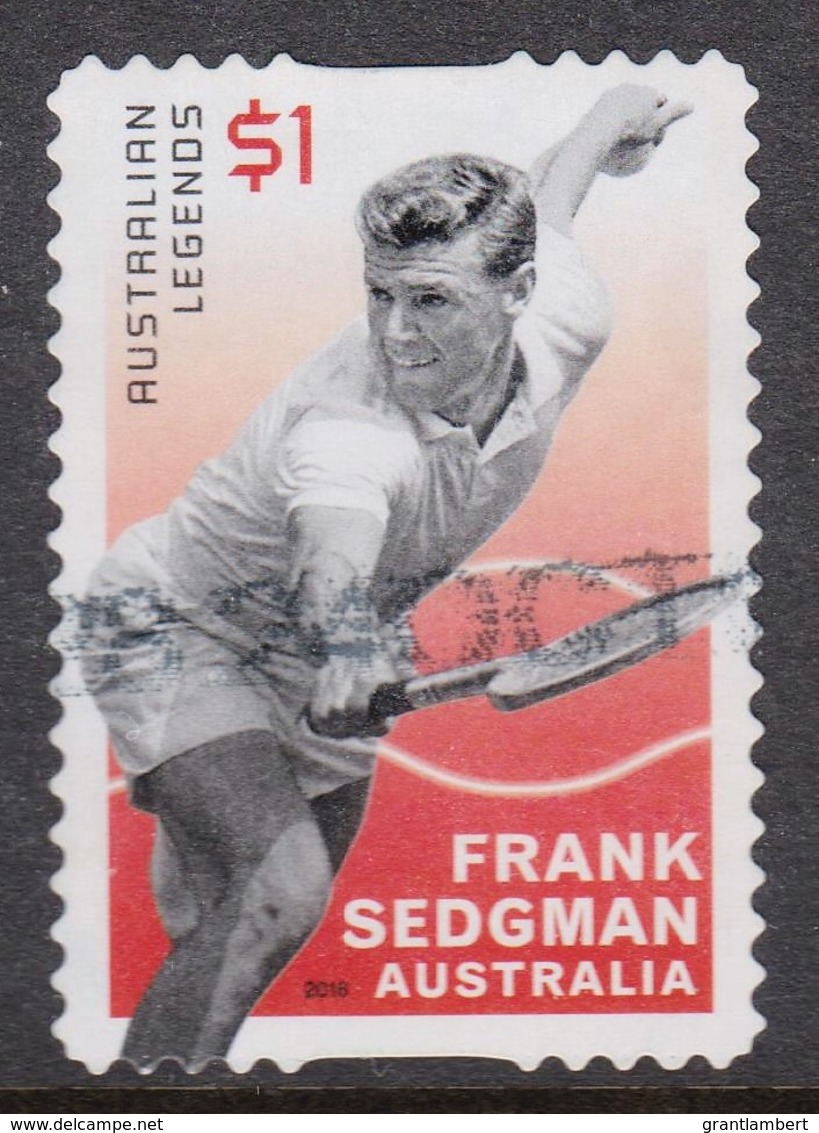 Australia 2016 Legends - Tennis $1 Sedgman Self-adhesive Used - Used Stamps