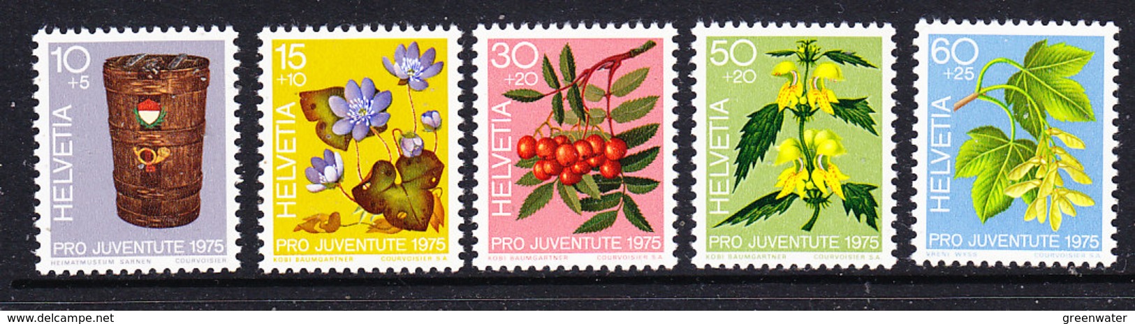 Switzerland 1975 Pro Juventute 5v ** Mnh (43496) - Nuevos