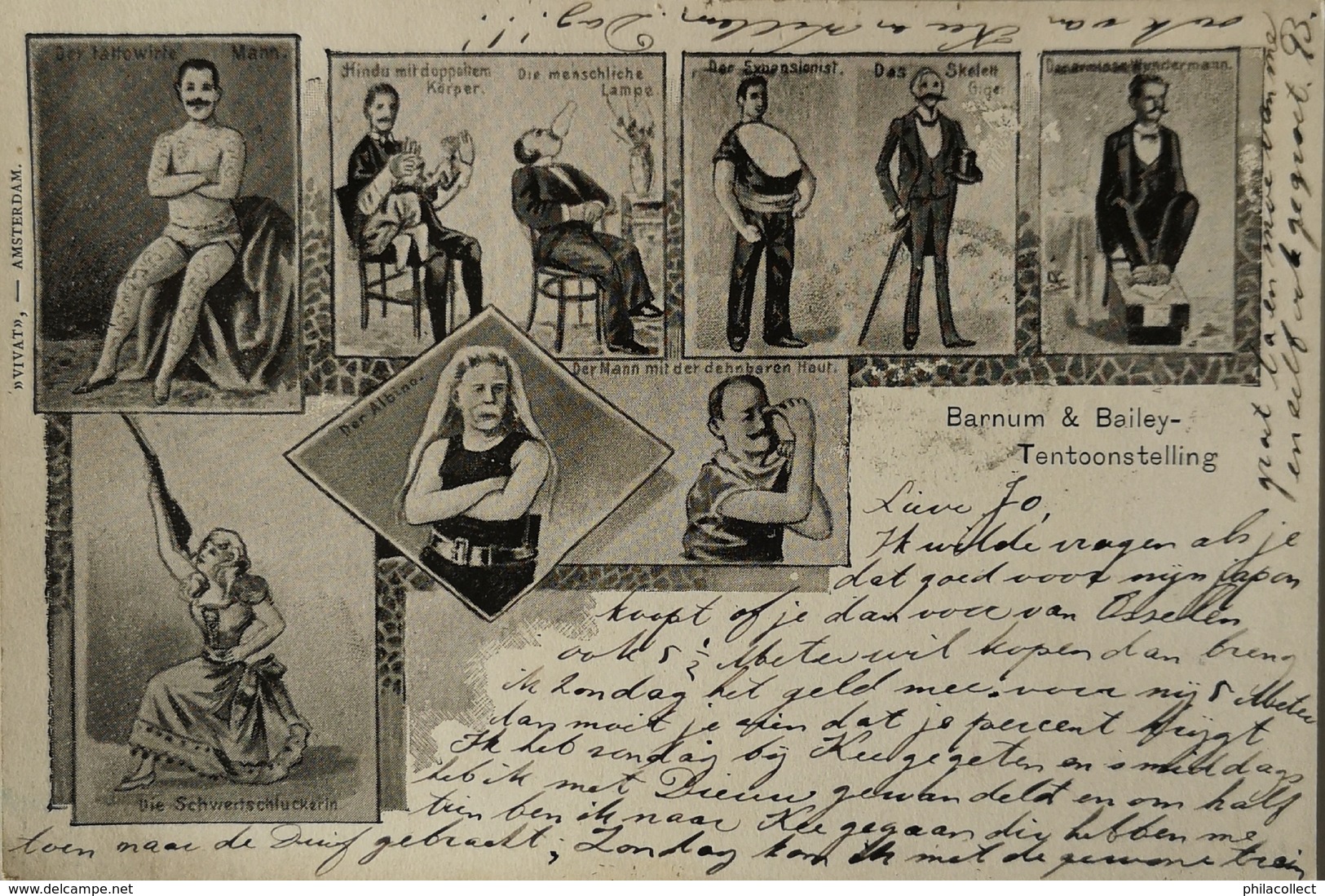 Circus // Barnum & Bailey Tentoonstelling NL(Fair) Used NL 1902 - Circus