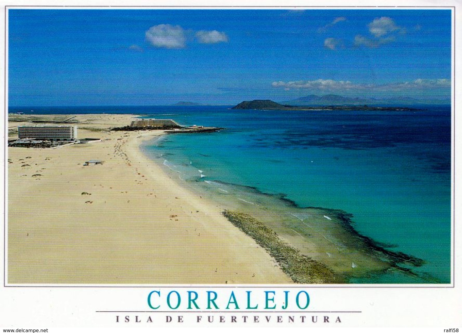 1 AK Insel Fuerteventura * Blick Vom Strand Von Corralejo Zu Den Inseln Lobos Und Lanzarote * - Fuerteventura