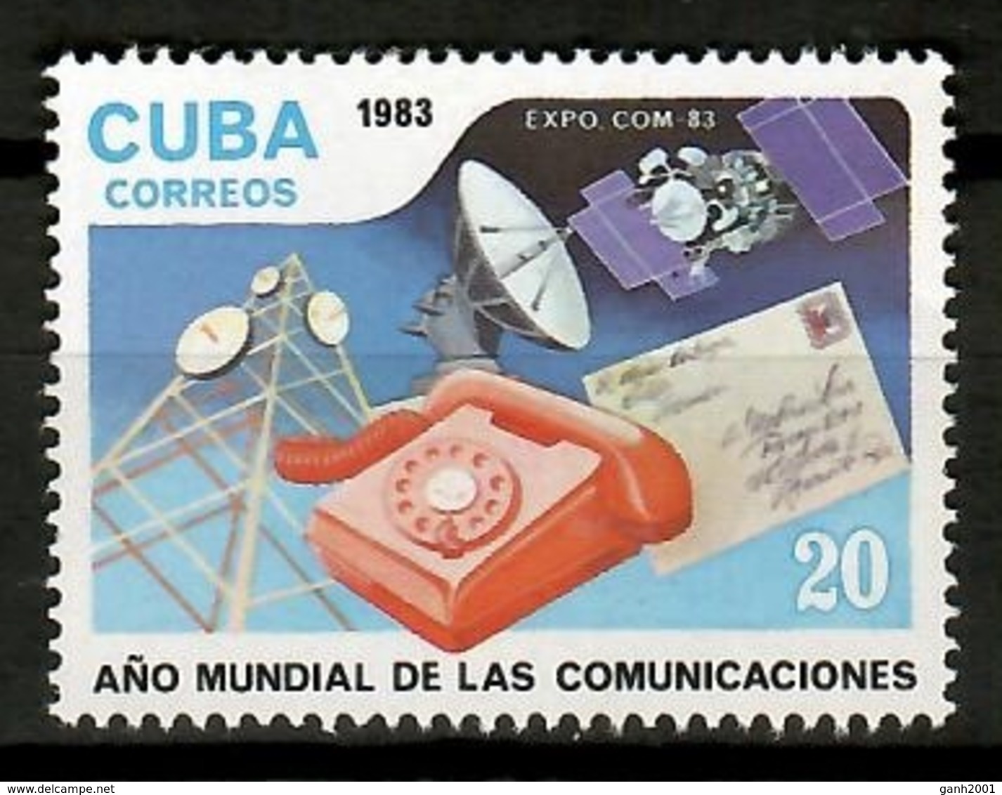 Cuba 1983 / World Telecommunications Year MNH Año Mundial De Las Comunicaciones / Cu12026  18-22 - Telecom