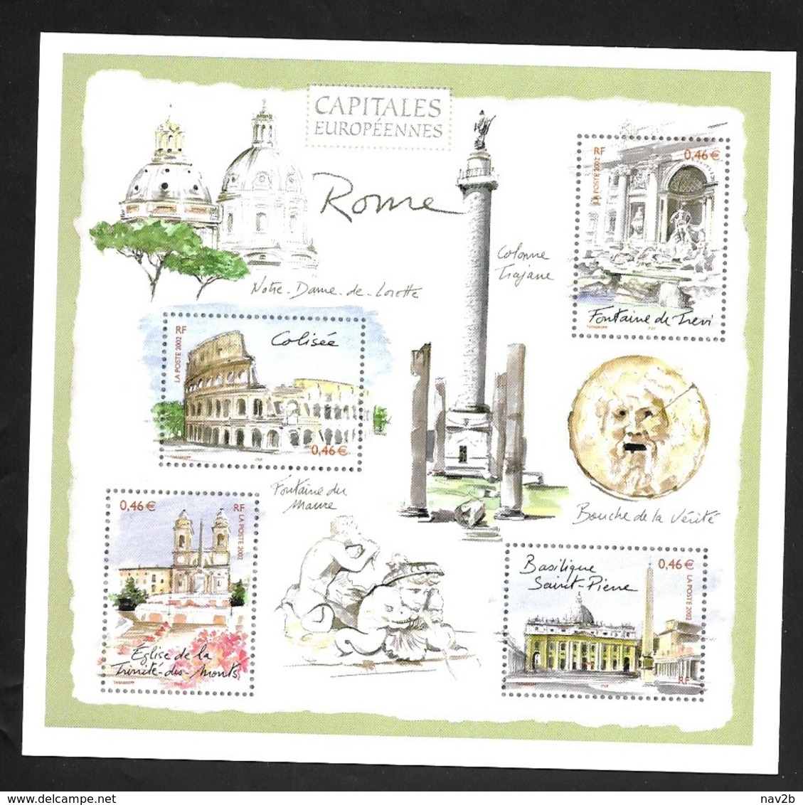 Entier Carte Postale . Capitales Européennes . ROME . Neuve . - Prêts-à-poster:  Autres (1995-...)