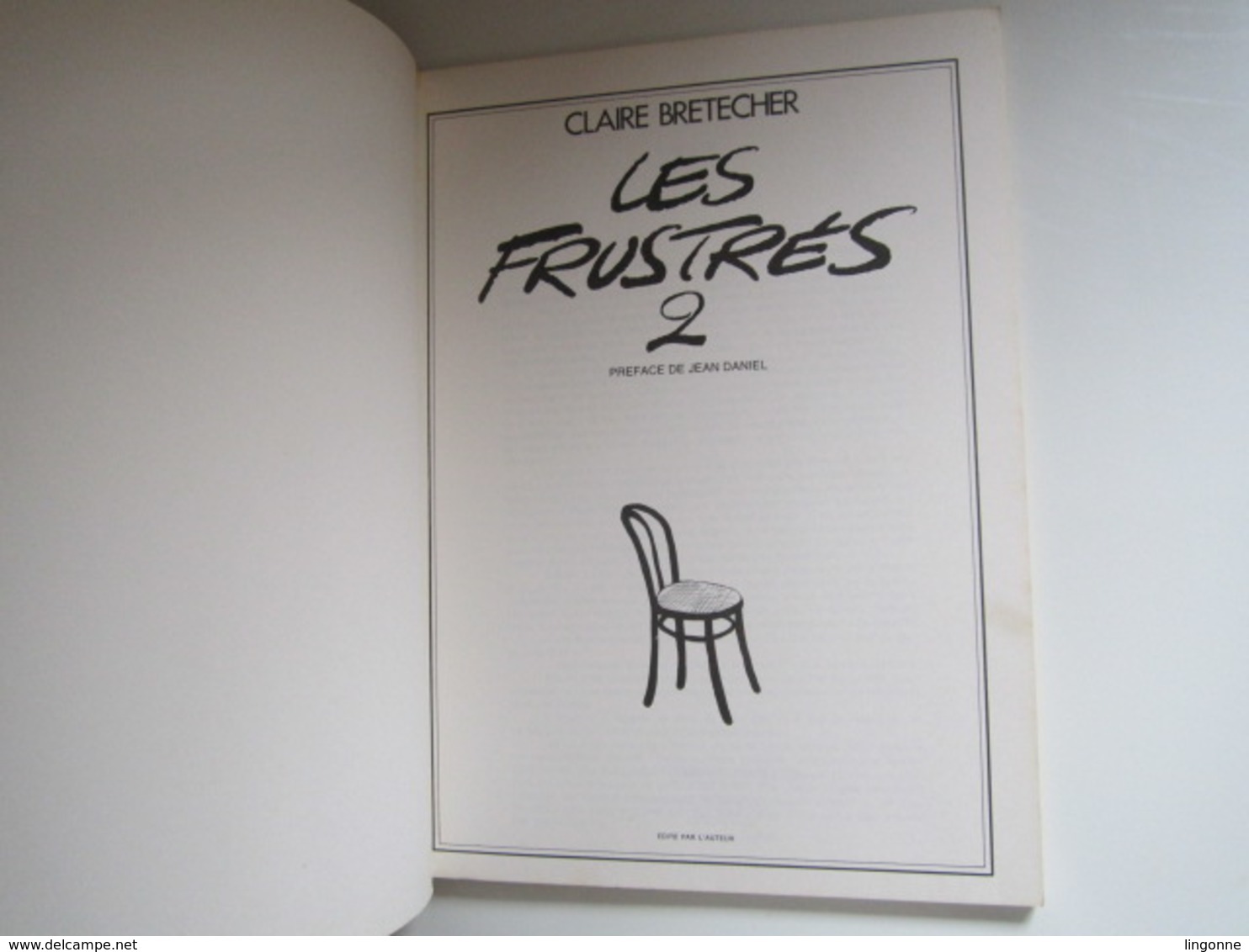 1978 Les Frustrés N°2. Les Frustrés 2 Claire BRETECHER - Brétecher