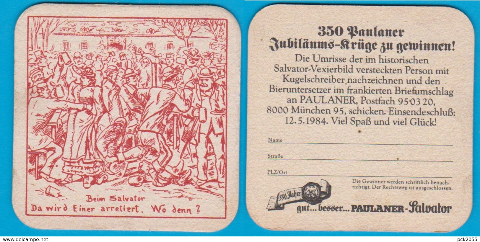 Paulaner Brauerei Gruppe München ( Bd 2322 ) - Bierdeckel