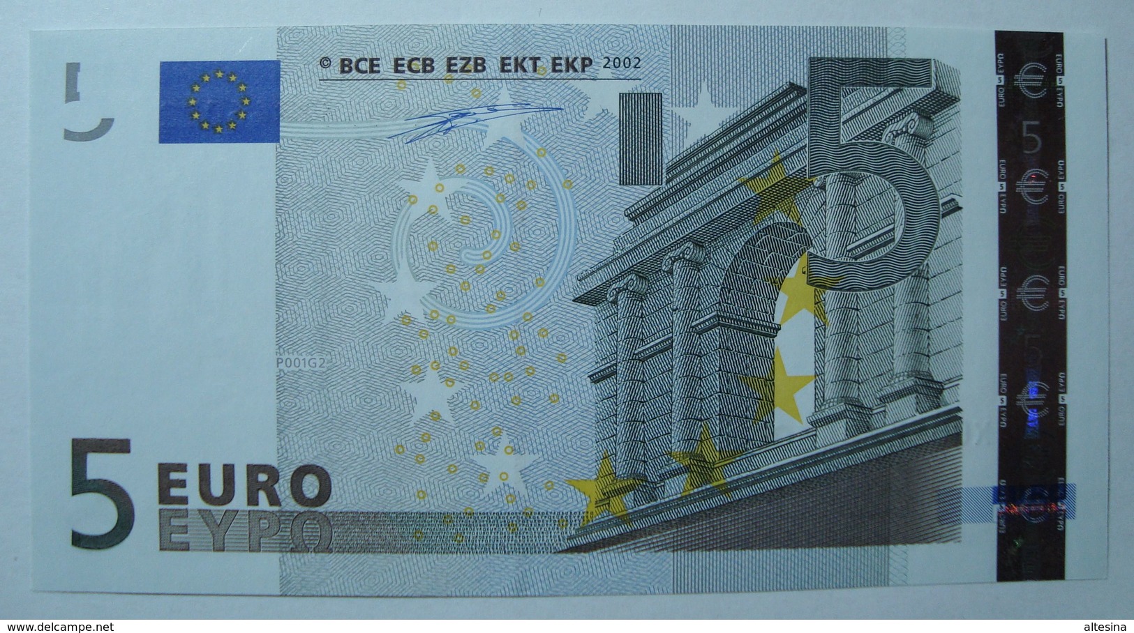 GERMANIA 5 EURO P001G2  X0036 UNC DUISENBERG - 5 Euro