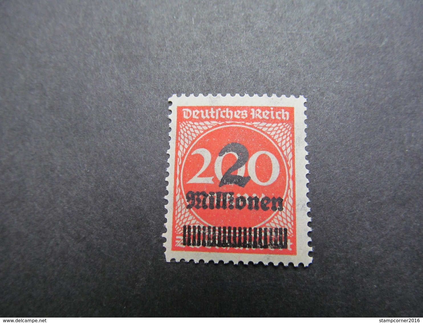 DR Nr. 309APc, 1923, Freimarken, Postfrisch/MNH/**, BPP Geprüft, BS - Unused Stamps