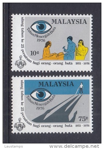 Malaysia 1976 25th Anniv. Of The Malaysian Association For The Blind MNH - Malaysia (1964-...)