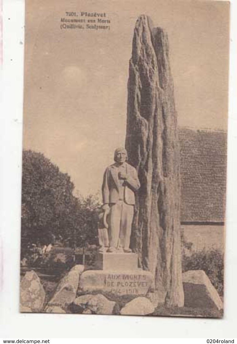 CPA France 29 - Plozevet - Monument Aux Morts :   Achat Immédiat - Plozevet