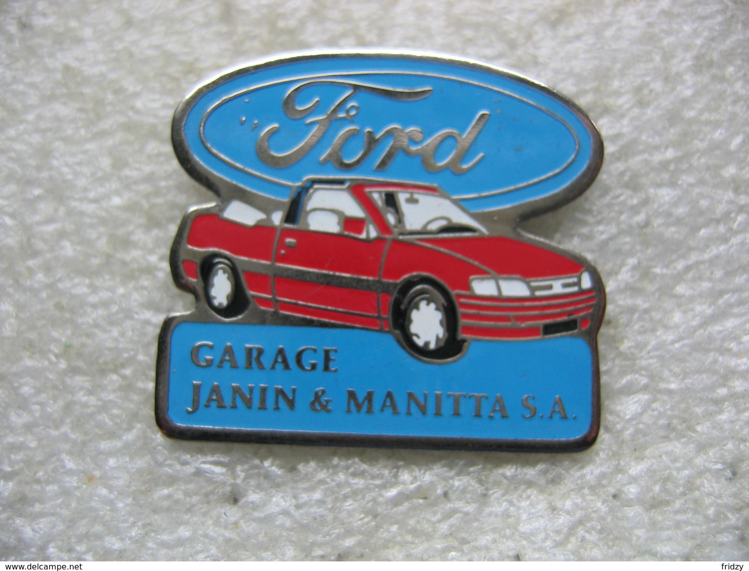 Pin's Concessionnaire FORD, Garage Janin & Manitta SA - Ford