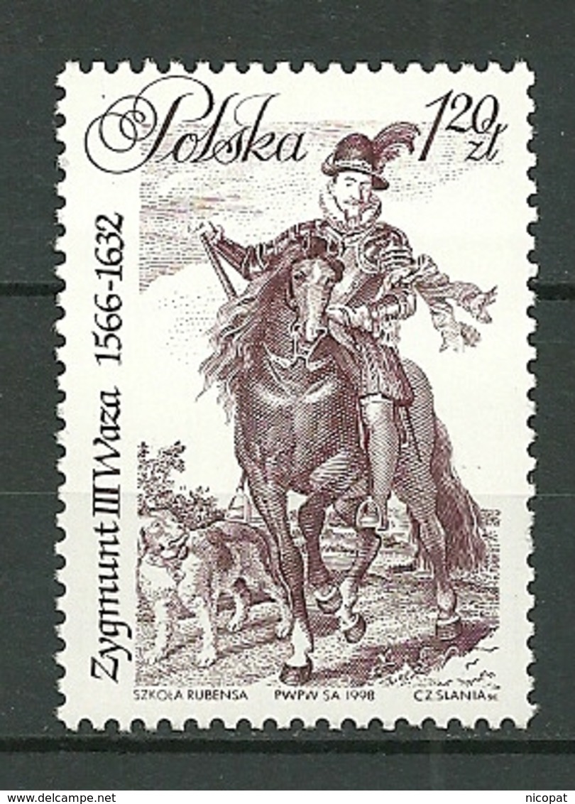 POLAND MNH ** 3510 Sigismond III Vasa Roi De Pologne Cheval - Ungebraucht