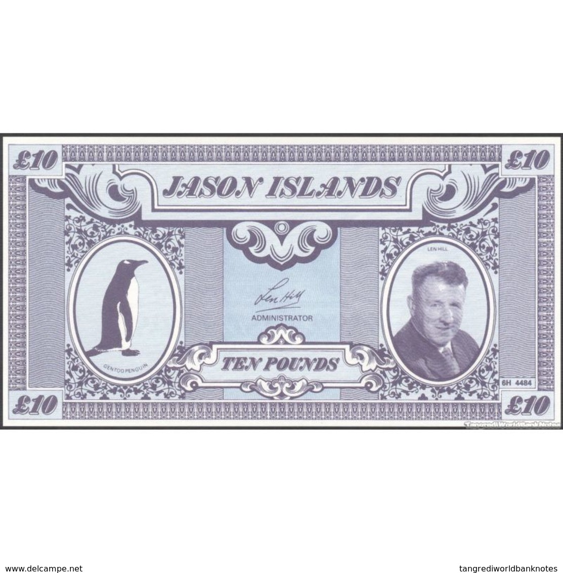 TWN - JASON ISLANDS (private Issue) - 10 Pound 1979 UNC - Altri & Non Classificati