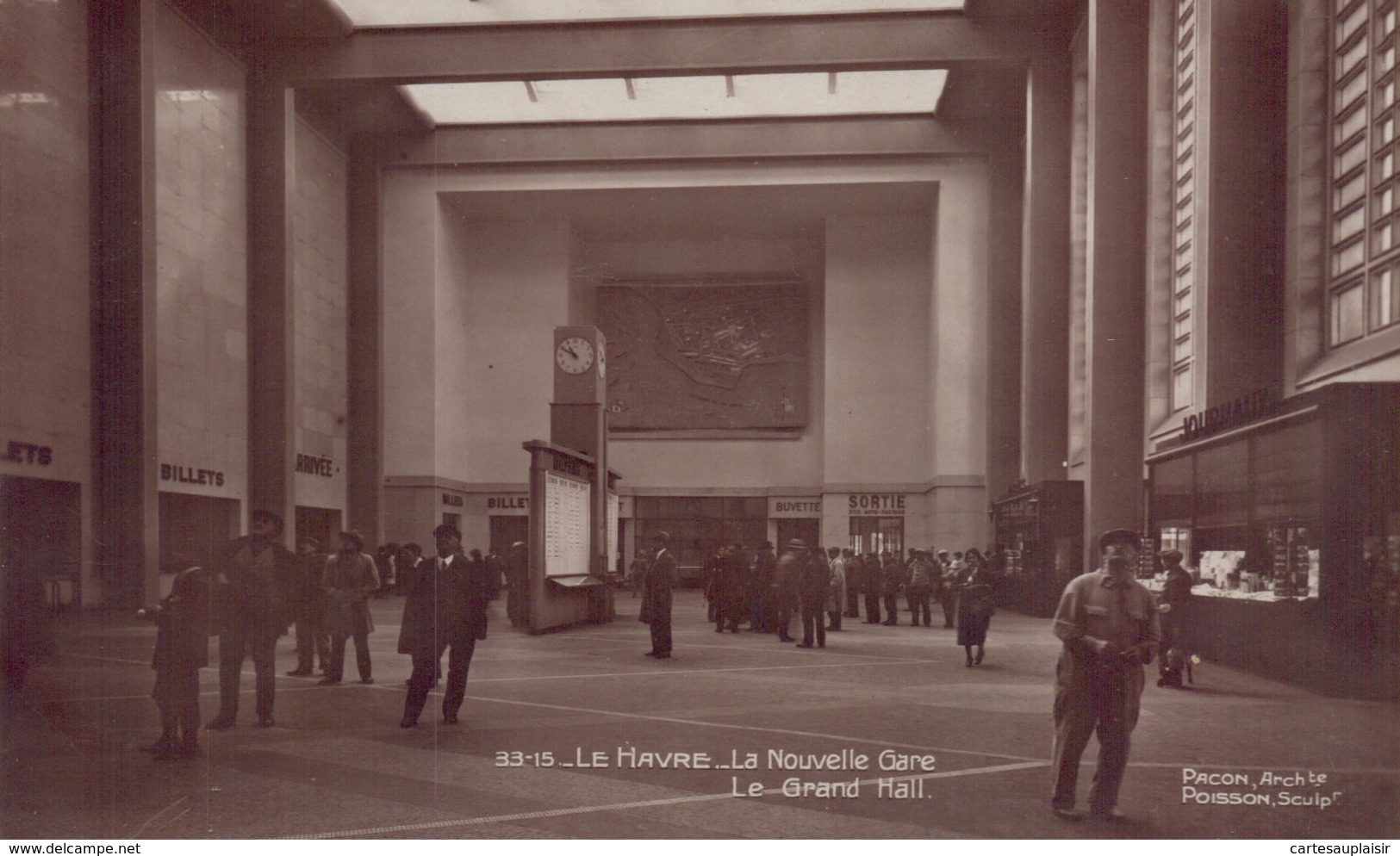 Le Havre : La Nouvelle Gare - La Grand Hall - Gare