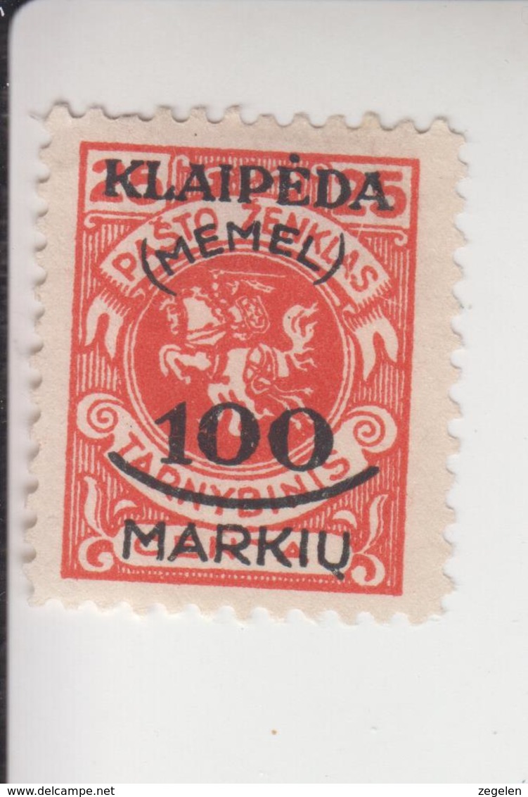 Memelgebied Michel-nr.127 * - Unused Stamps