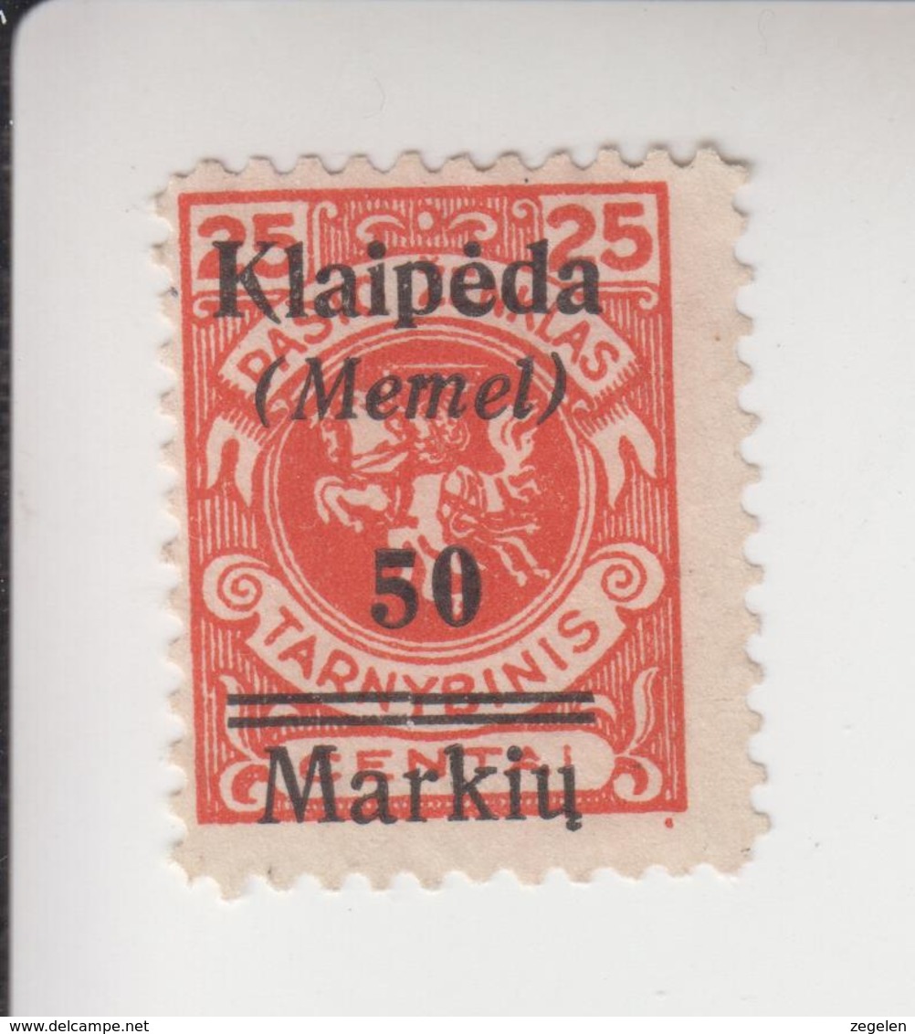 Memelgebied Michel-nr.131 * - Unused Stamps