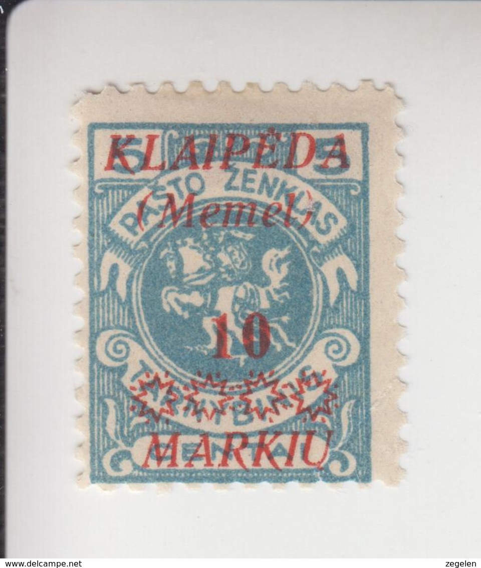 Memelgebied Michel-nr.135  * - Unused Stamps