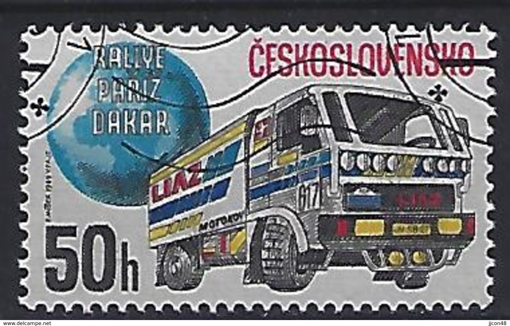Czechoslovakia 1989  Paris-Daker Rally (o) Mi.2984 - Used Stamps