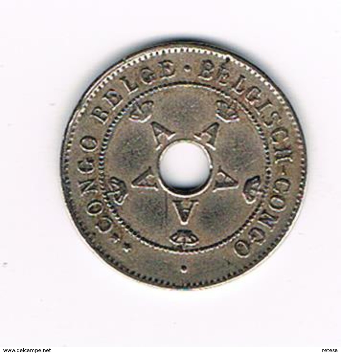 //  CONGO  BELGE  BELGISCH CONGO  10 CENTIMES   ALBERT I   1922 - 1910-1934: Albert I