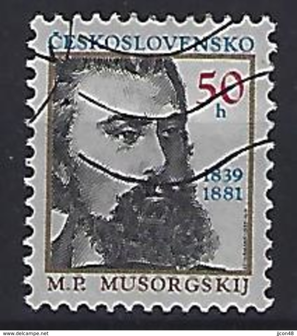 Czechoslovakia 1989  Modest P. Musorgskij (o) Mi.2989 - Used Stamps