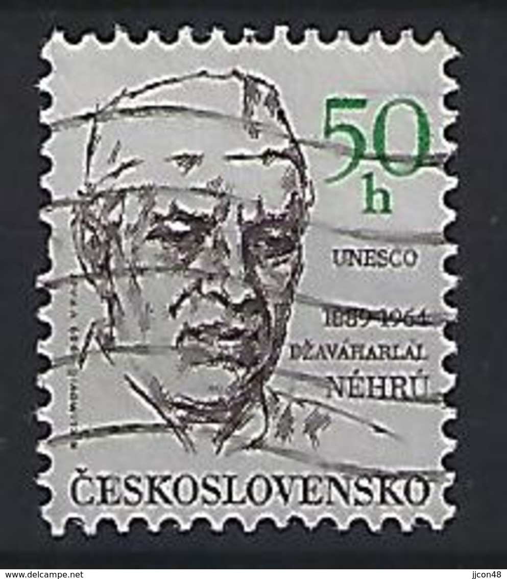 Czechoslovakia 1989  Jawaharlal Nehru (o) Mi.2992 - Used Stamps