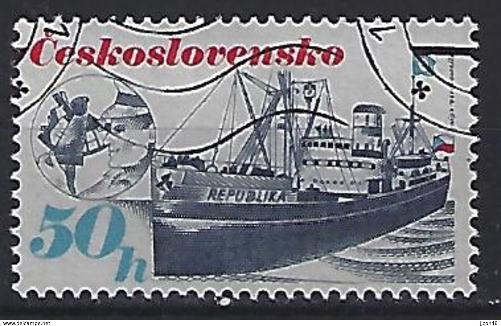 Czechoslovakia 1989  Czech Shipping (o) Mi.2994 - Used Stamps