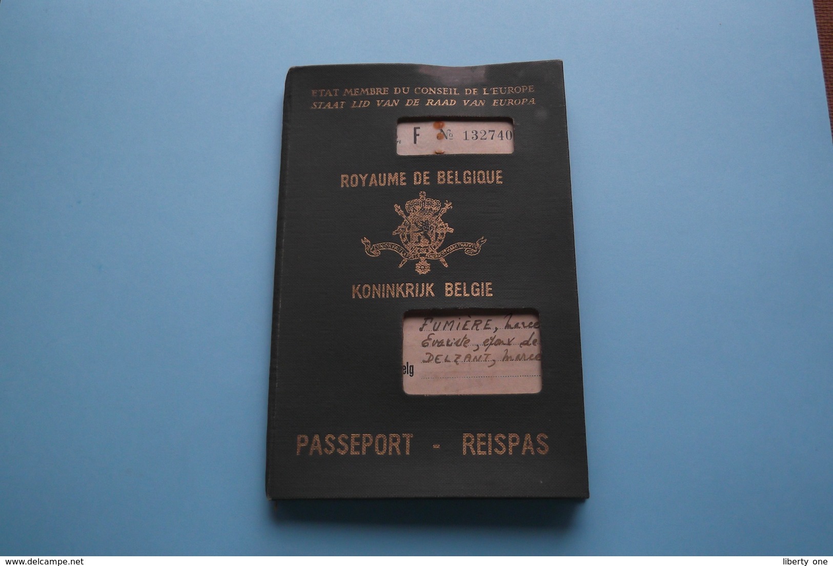 PASSEPORT - PASPOORT - REISPAS ( Belgique ) Fumière (Delzant) Montignies-Sur-Sambre 1907 ( Zie Foto's Details ) 1954 ! - Non Classificati