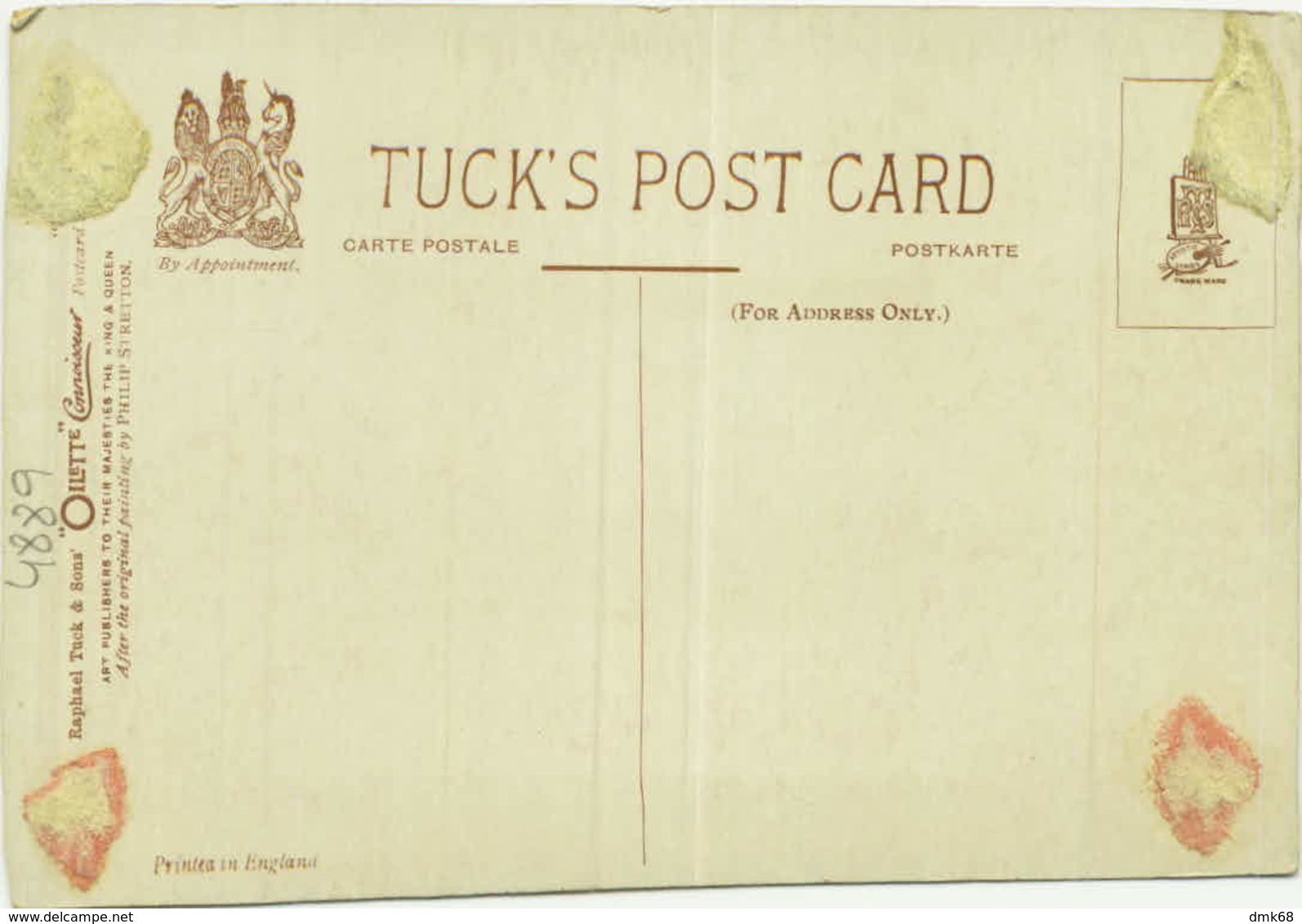 TUCK'S POSTCARD SIGNED PHILIP E. STRETTON - HORSE - HUNTING FOX - BREED - N. 2765 (BG422) - Tuck, Raphael