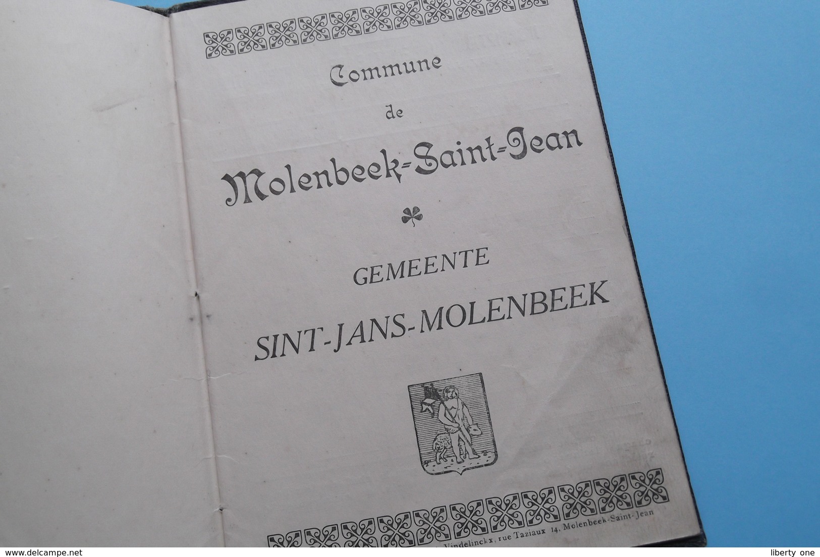 Carnet De MARIAGE De MOLENBEEK-Saint-JEAN 1927 ( Belgique ) DE FREYN 1871 & DE RUYSSCHER 1881 ( Zie Foto's Details ) - Unclassified