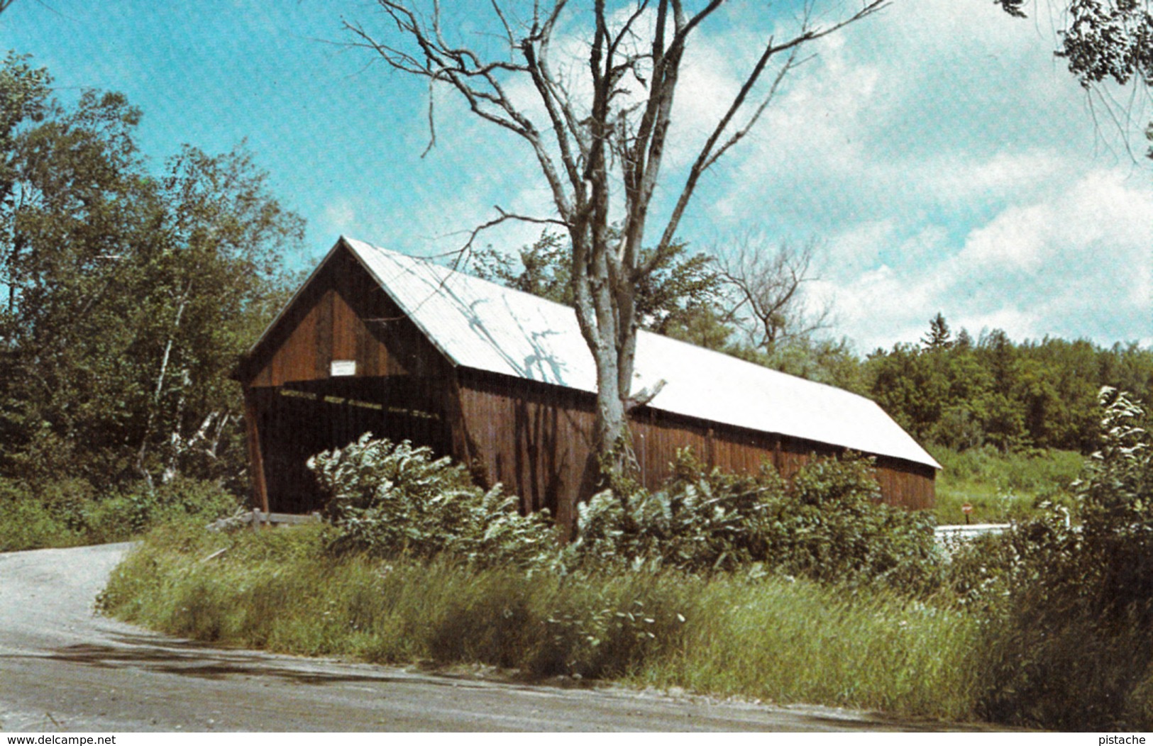 West Woodstock Vermont - Ottauquechee Covered Bridge - Pont Couvert - Unused - 2 Scans - Other & Unclassified