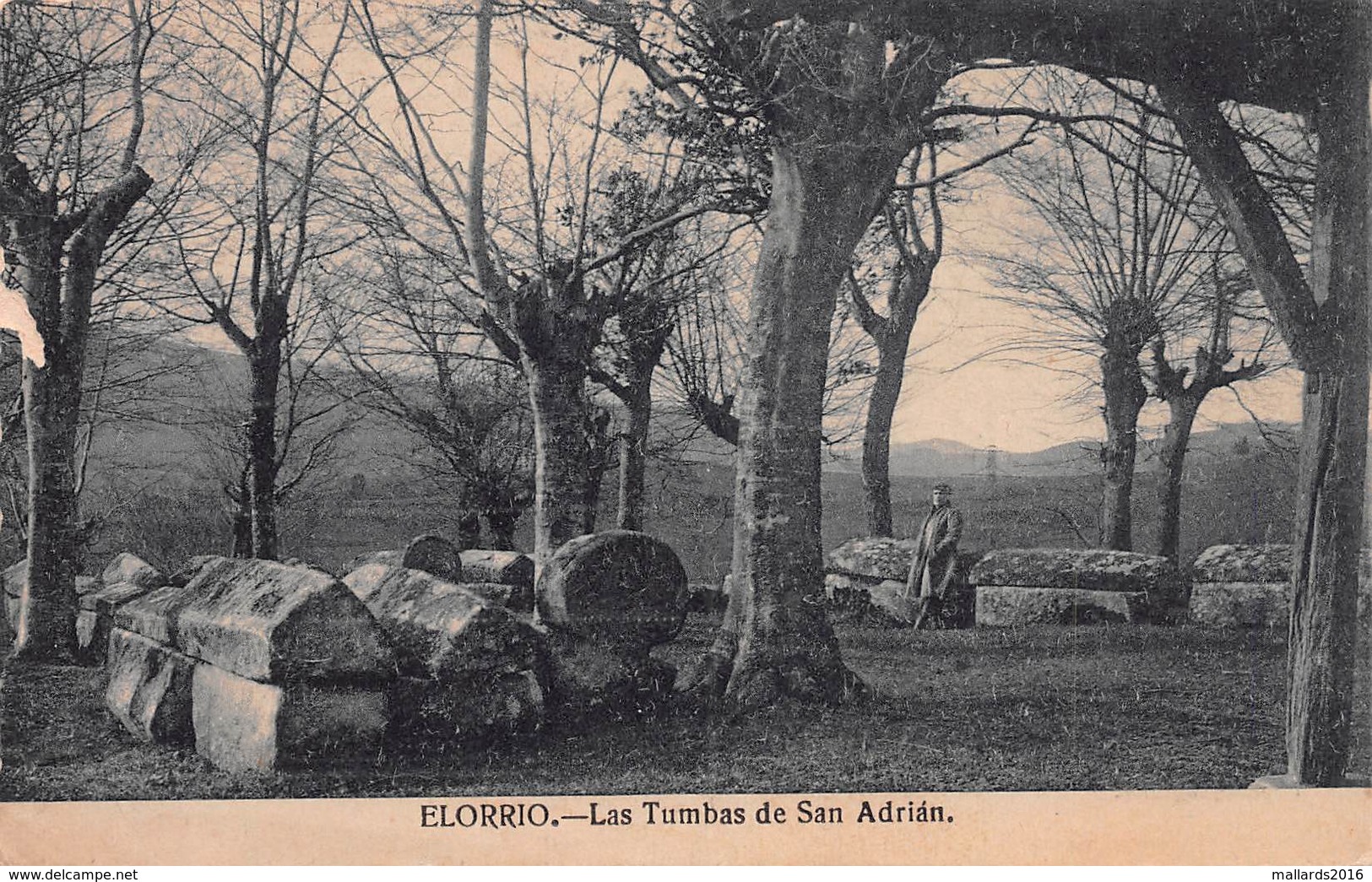 ELORRIO - LAS TUMBAS DE SAN ADRIAN ~ AN OLD POSTCARD #94668 - Vizcaya (Bilbao)