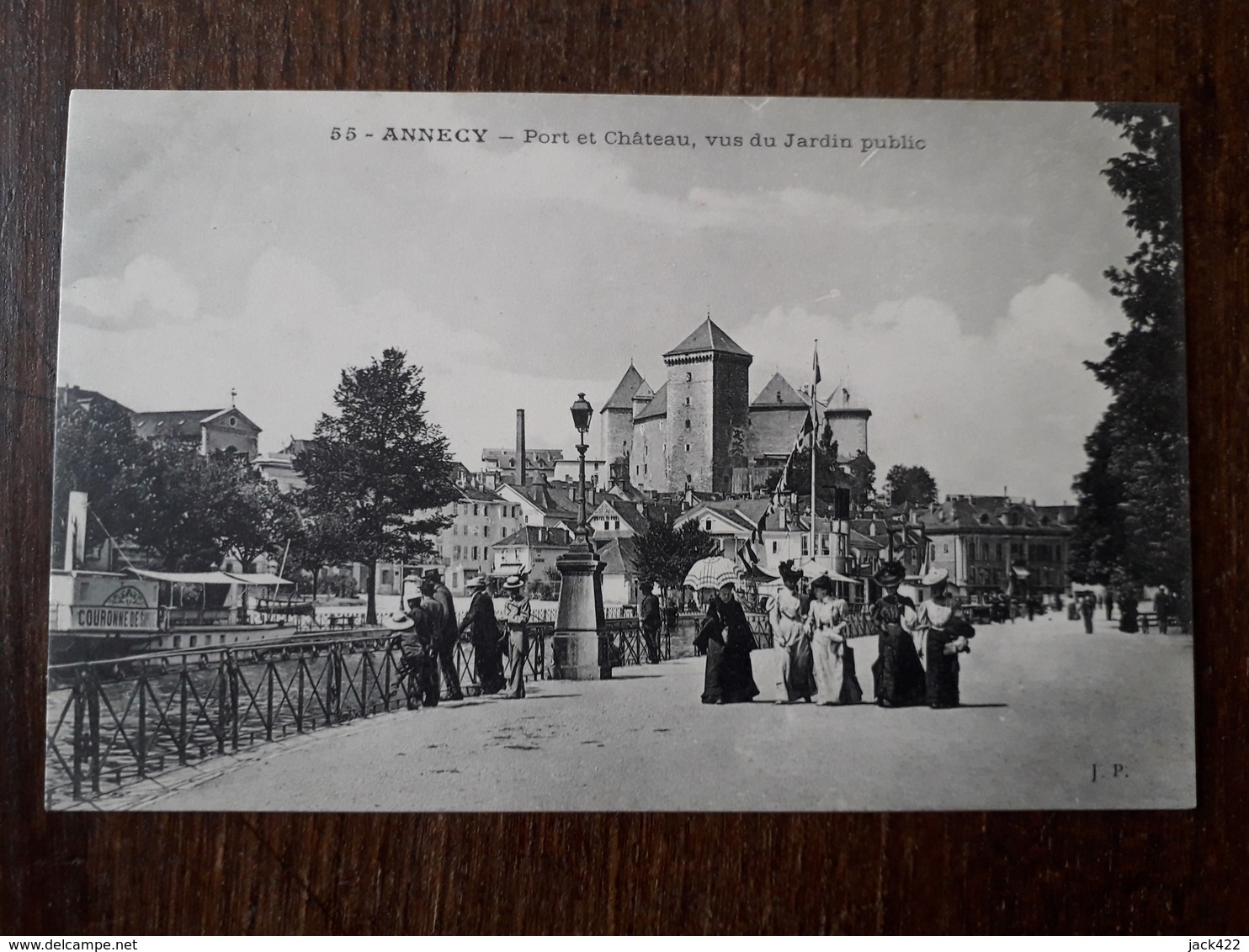 L22/223 Annecy - Port Et Château, Vus Du Jardin Public - Annecy