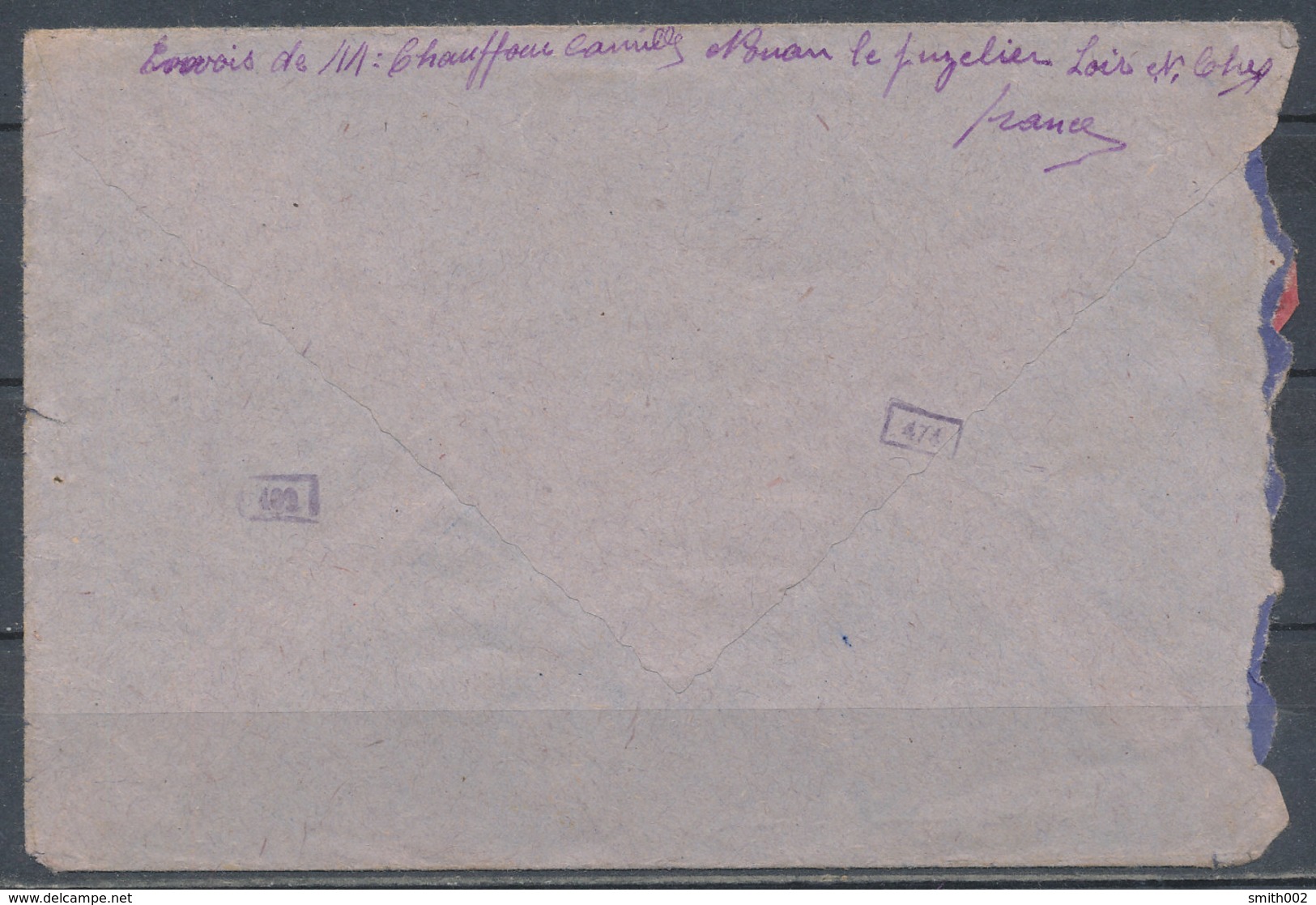 FRANCE - 23.3.1943, Expres Cover NOUAN - Lager HALLENDORF, Censored - 1921-1960: Modern Period