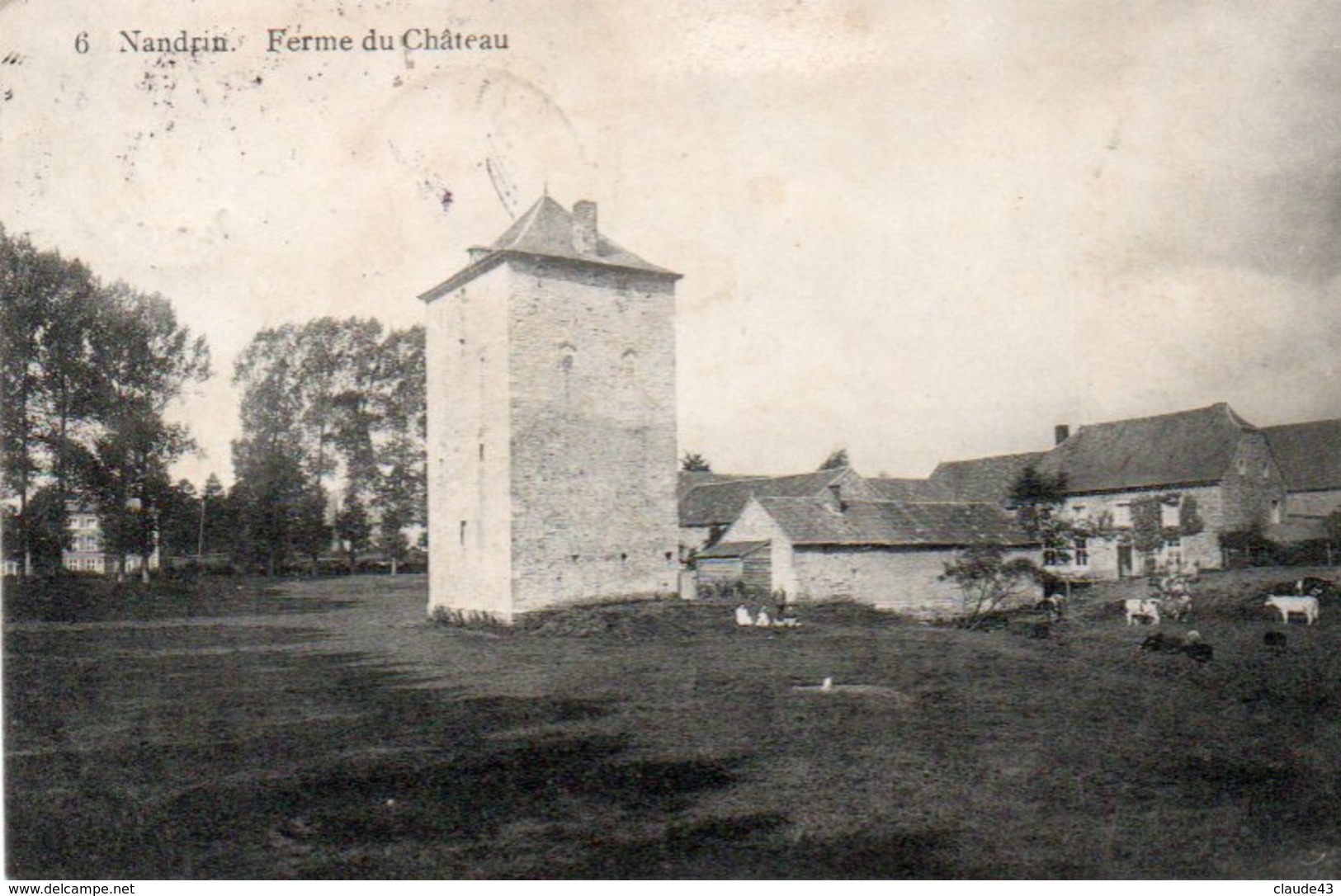 Nandrin  Ferme Du Chateau Circulé En 1910 - Nandrin