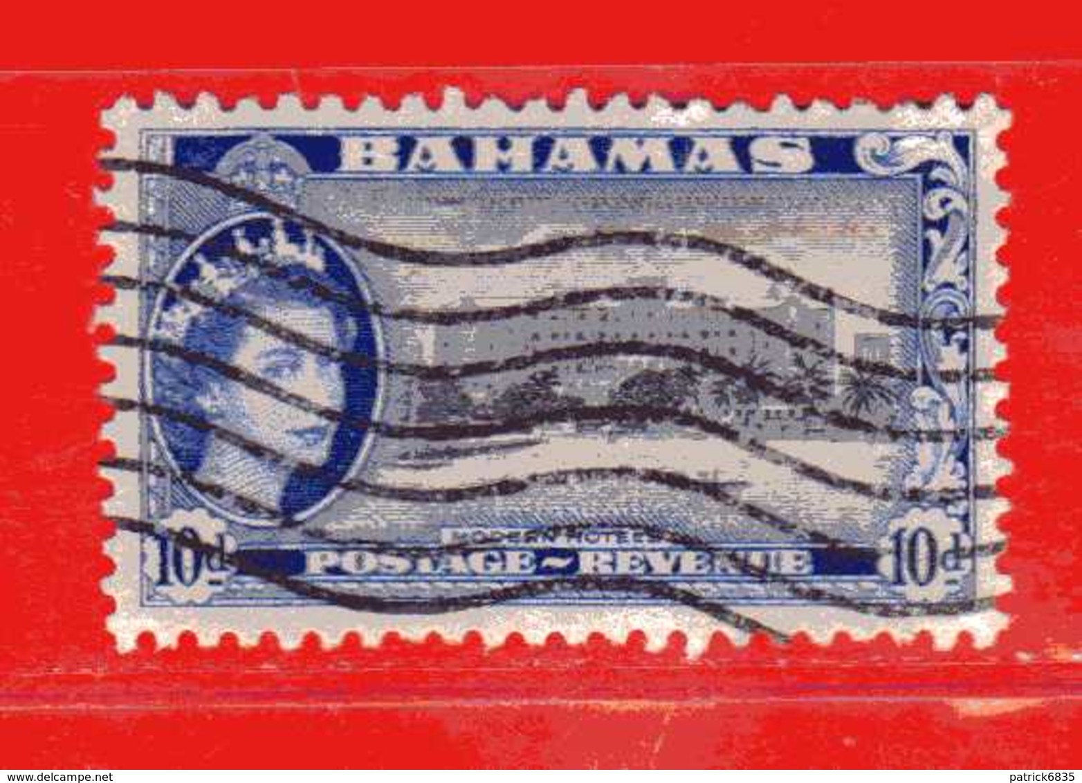 (Us3) ) BAHAMAS ° 1954 - Hotels Moderne.  Yvert 156 . Usato - Bahamas (1973-...)