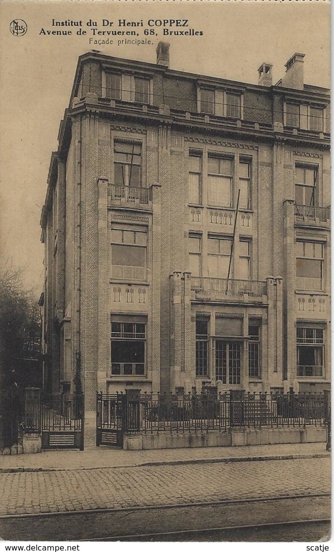 Bruxelles.  -   INSTITUT Du Dr. Henri  COPPEZ  -   Façade Principale - Santé, Hôpitaux