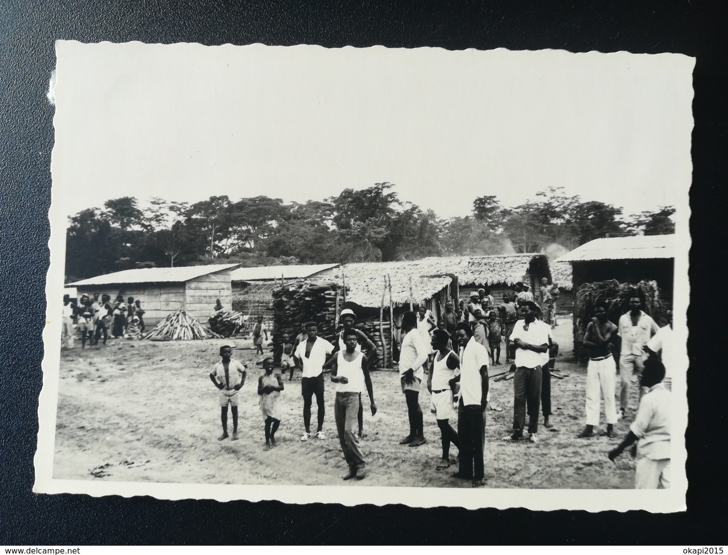 MILITAIRES PARA - COMMANDOS DE BELGIQUE DÉTACHÉS AU CONGO BELGE FIN ANNÉES 1950 LOT 15 PHOTOS et 2 cartes - photos