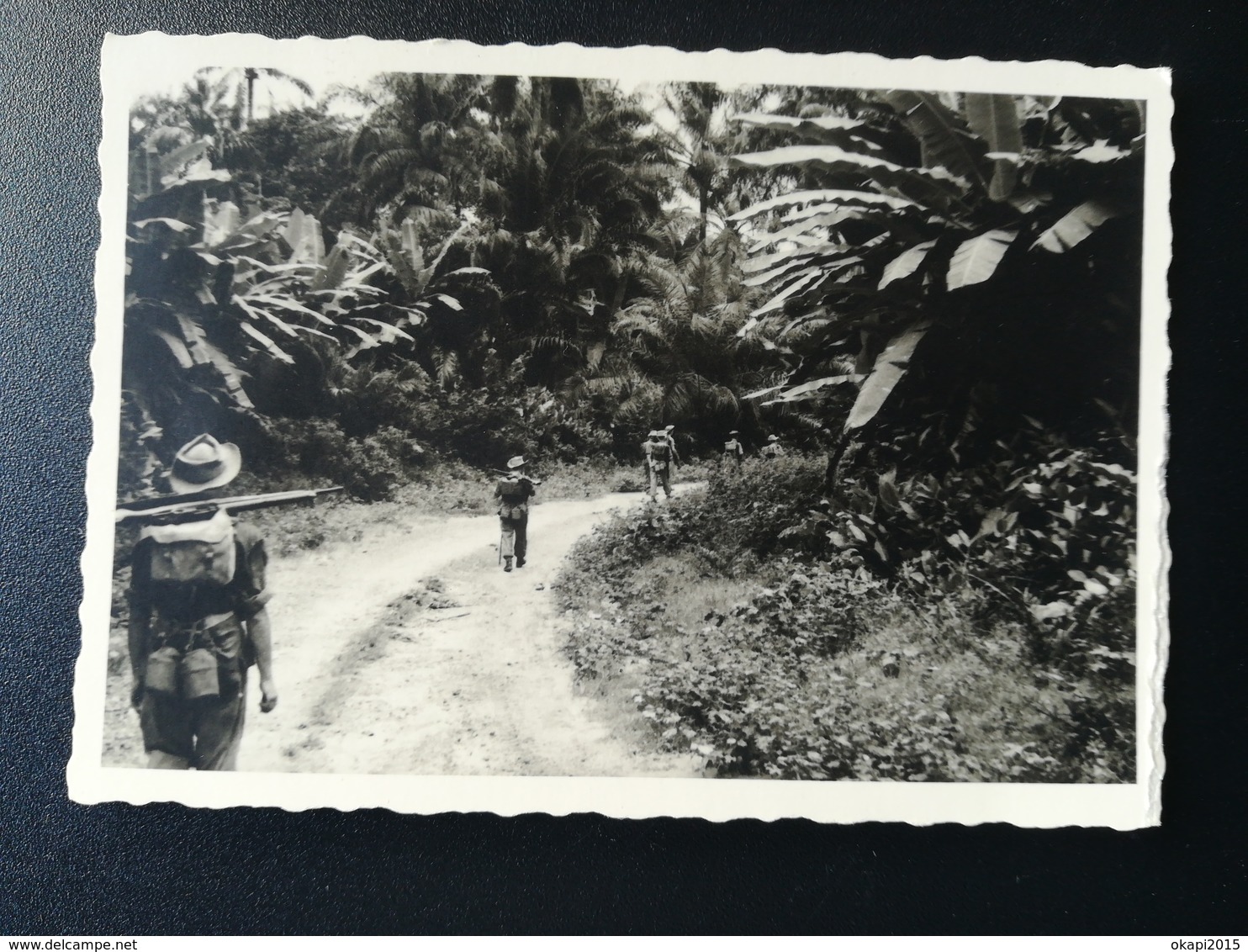 MILITAIRES PARA - COMMANDOS DE BELGIQUE DÉTACHÉS AU CONGO BELGE FIN ANNÉES 1950 LOT 15 PHOTOS et 2 cartes - photos