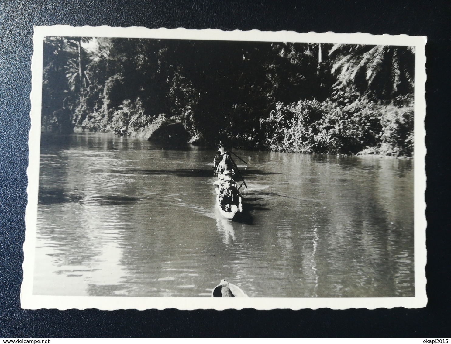 MILITAIRES PARA - COMMANDOS DE BELGIQUE DÉTACHÉS AU CONGO BELGE FIN ANNÉES 1950 LOT 15 PHOTOS et 2 cartes - photos