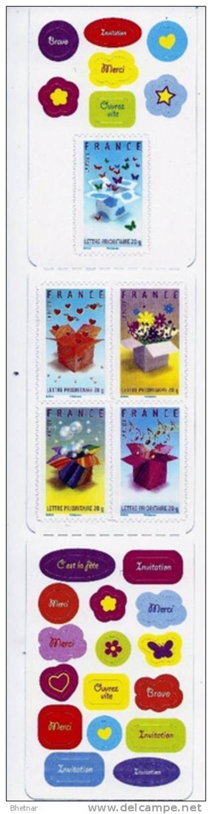 FR Carnet YT BC129 Ou BC4082 " Timbres De Messages, Adhésifs " 2007 Neuf** Non Plié - Gedenkmarken