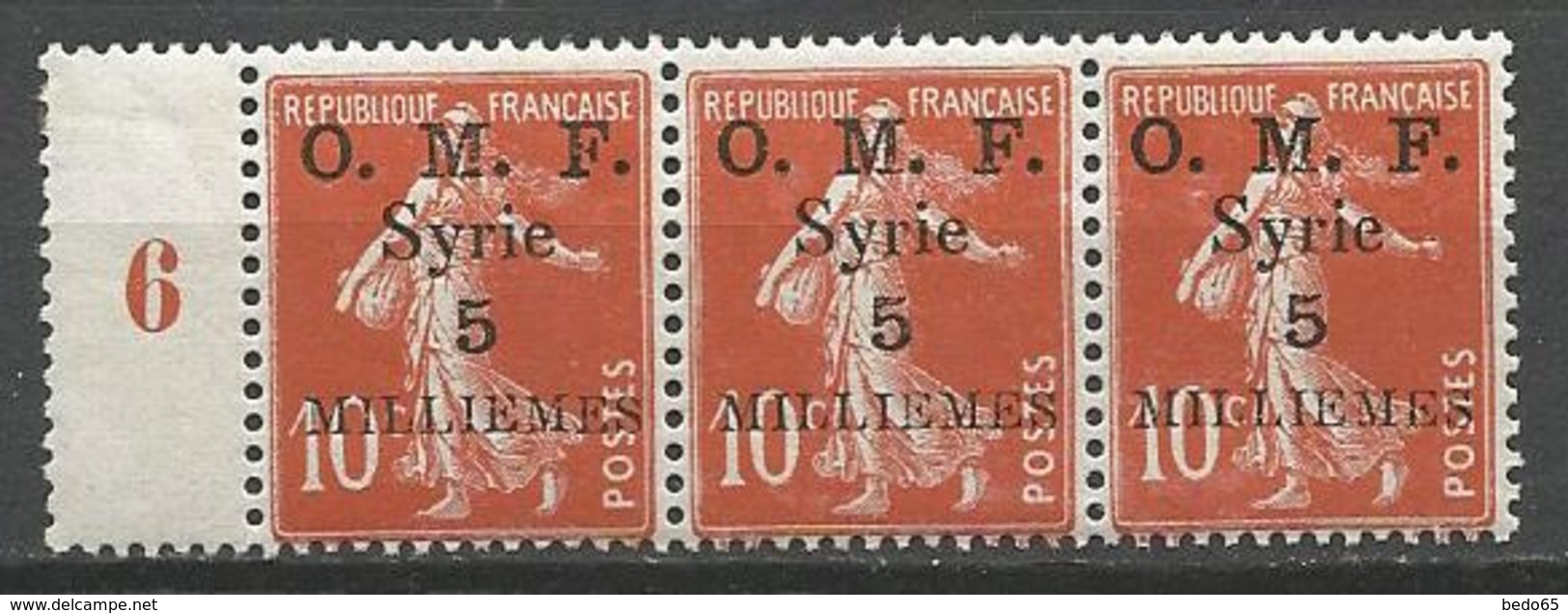 SYRIE  N° 28 NEUF**  SANS CHARNIERE Mais Adhérence / MNH - Unused Stamps