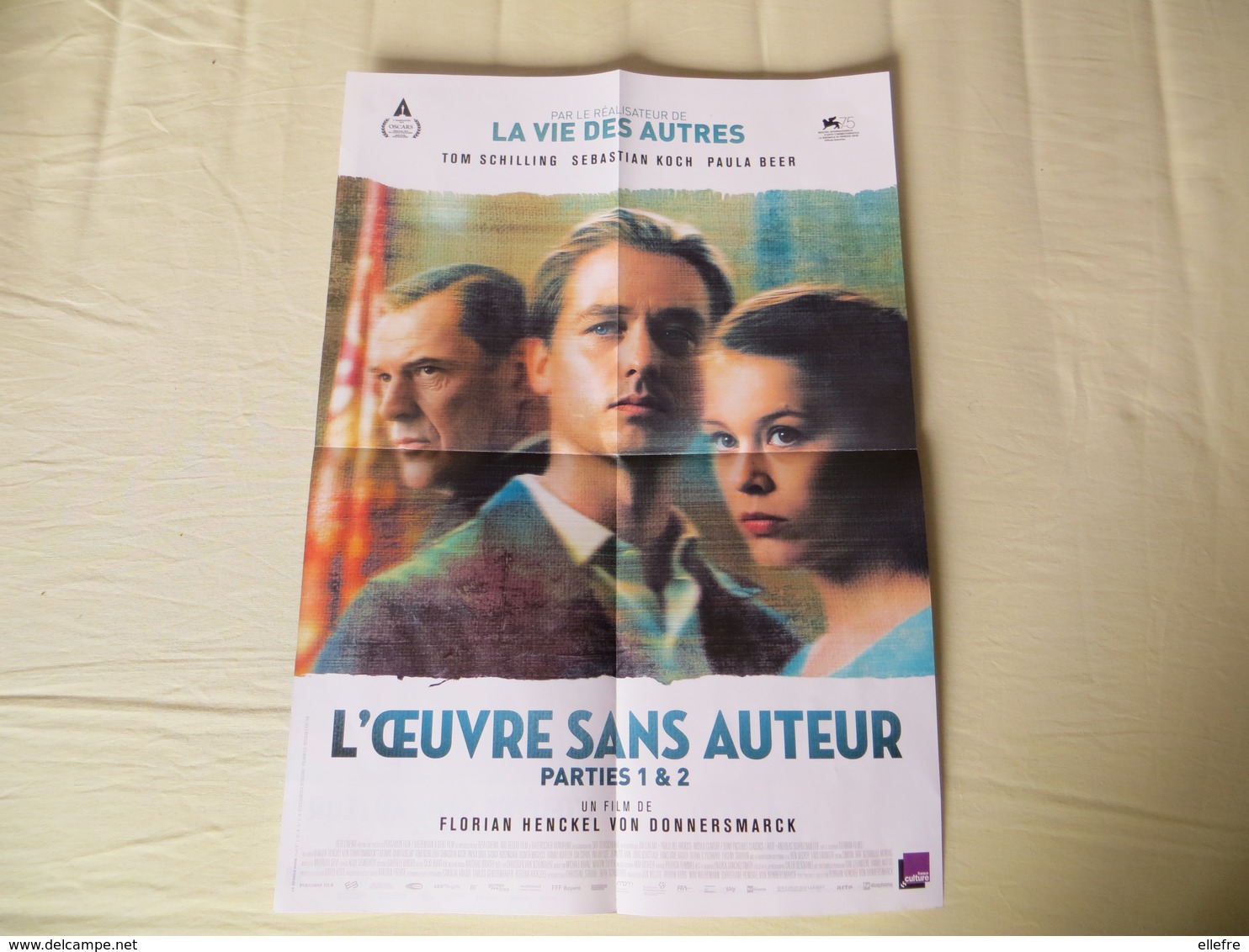 Affiche Et Synopsis Présentation Publicitaire Film L' Oeuvre Sans Auteur Partie 1 Et 2 Florian Henkel Von Donnersmarck - Posters