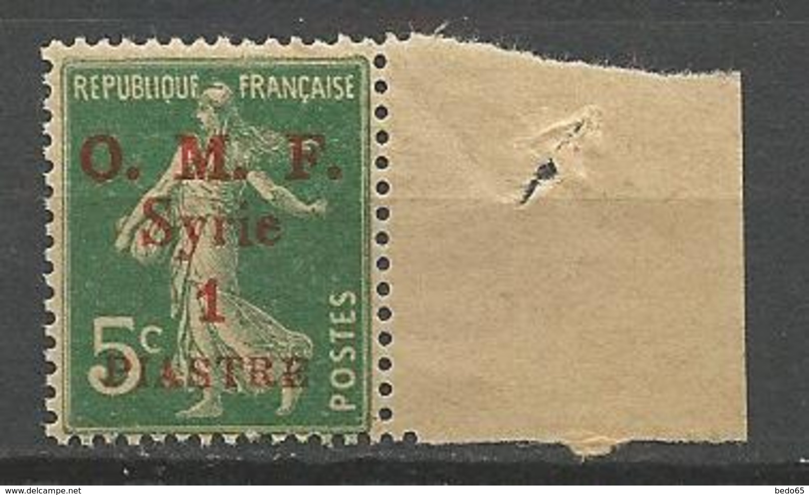 SYRIE  N° 34 NEUF**  SANS CHARNIERE  / MNH - Neufs