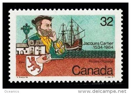 Canada (Scott No.1011 - Jacques Cartier) [**] - Neufs