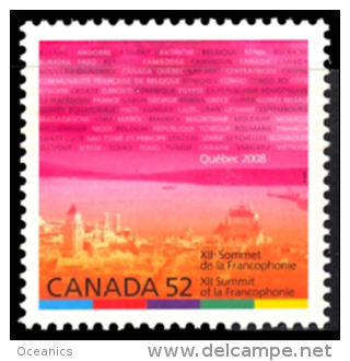 Canada (Scott No.2290 - Sommet De La Francophonie) [**] - Neufs
