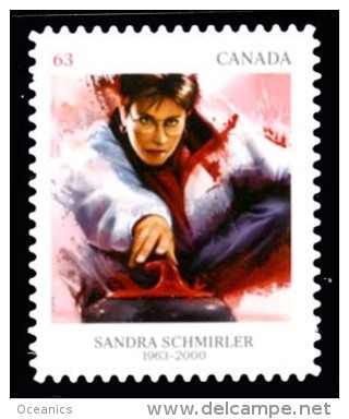 Canada (Scott No.2706 - Médaillée Olympique Passée / Sandra Schmirler / Former Olympics Medal Winner)+ (**) - Neufs