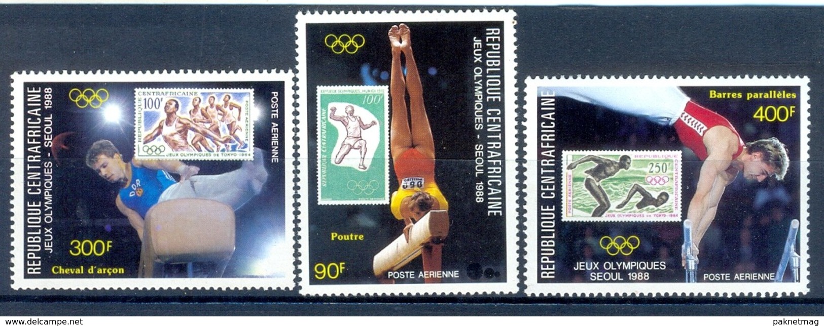 D139- Central Africa 1988. Olympic. - Centrafricaine (République)